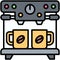 Expresso machine icon, Coffee shop related vector