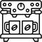 Expresso machine icon, Coffee shop related vector