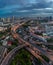 Expressway of Bangkok in The morning