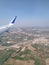 Expressway Vadodara Ahmedabad from flight window