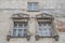 Exquisite antique windows in an castle