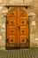 Exquisite antique wooden door