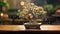 the exquisite beauty of a bonsai apple tree