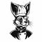 Exquisite Black And White Engravings Of Chef Rabbit With Futuristic Victorian Twist