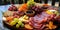 Exquisite Charcuterie Board - Foodie\\\'s Delight - Elegant and Savory - Gourmet Tasting