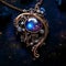 Exquisite Cosmic Gemstone Necklace