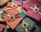 Exquisite Gift Tags Intricate Patterns and Vibrant Colors.AI Generated