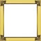 Exquisite gold and golden yellow picture or border frame