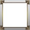 Exquisite gold and grey picture or border frame