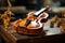 Exquisite Insight into Wooden Toy Violin. AI