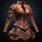 Exquisite Leather Animal Character: Hyper Realistic 3d Model With Decadent Decay