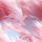 Exquisite pink feather wallpaper with soft, dreamlike compositions (tiled)