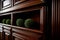 Exquisite Realism Captivating Wall Cabinets in Close up.AI Generated