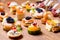 Exquisite selection of luxury appetizer