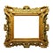 Exquisite vintage frame a versatile canvas for your creative vision, isolated on white with clipping mask
