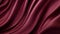 Exquisite Wavy Burgundy Fabric Background Displaying Graceful Organic Patterns and Tints