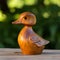 Exquisite Wooden Duck: A Fusion Of Traditional Arts And Polished Craftsmanship