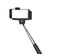 An extendable selfie stick with an adjustable clamp