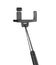 An extendable selfie stick with an adjustable clamp