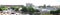 Extended panoramic view of Port Louis harbour zone