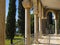 Exterior arches of the Church of the Beatitudes