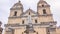 Exterior of the Basilica of San Pedro timelapse hyperlapse built by the Society of Jesus in the sixteenth century. Lima