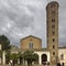 Exterior of the Basilica of Sant Apollinare Nuovo in Ravenna, Italy.