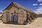 Exterior of the beautiful Parinacota village church, Putre, Chile.