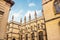 Exterior of the Bodleian Library building in Oxford