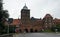 Exterior of Burgtor or Burg Tor nothern Gate in a gothic style, beautiful architecture, Lubeck, Germany