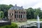 Exterior of castle Landgoed Waardenburg and Neerijnen in The Netherlands - Europe