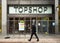 Exterior of the closed Topshop store, Oxford Street, London
