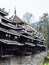 exterior of covered Chengyang Wind and Rain Bridge