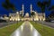 The exterior design and an amazing artistic islamic architecture of mosque