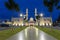 The exterior design and an amazing artistic islamic architecture of mosque