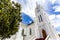 Exterior of the Dutch Reformed Church in Bredasdorp, Western Cape, South Africa