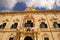 Exterior facade of the building of Palace of the Prime Minister in Valletta
