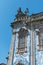 Exterior facade of Chapel Of Souls Capela das Almas de Santa Catarina on the Santa Catarina Street in Porto, Portugal