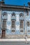 Exterior facade of Chapel Of Souls Capela das Almas de Santa Catarina on the Santa Catarina Street in Porto, Portugal