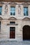 Exterior facade of a Parisian building, Paris France