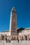 Exterior of the famous Hassan II Mosque at the coast of Casablanca in Morocco