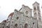 Exterior of Florence Cathedral and Giottos Campanile architecture in Italy