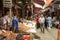 Exterior Grand Bazaar in Istanbul with unidentified people.