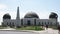 Exterior of griffith observatory in the hollywood hills