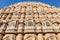 Exterior of the Hawa Mahal, Palace of Winds in Jaipur, Rajasthan, India