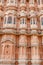 Exterior of the Hawa Mahal, Palace of Winds in Jaipur, Rajasthan, India