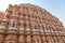 Exterior of the Hawa Mahal, Palace of Winds in Jaipur, Rajasthan, India