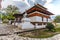 Exterior of Kyichu Lhakhang temple Tibettan Buddhism in Paro Valley, Eastern Bhutan