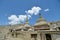 Exterior of Lamayuru Monastery, a Tibetan Buddhist monastery in Lamayouro, Ladakh, India.