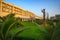 Exterior of the luxury hotel Riu Baobab, a five star hotel in Senegal